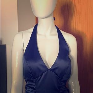 Navy blue prom dress